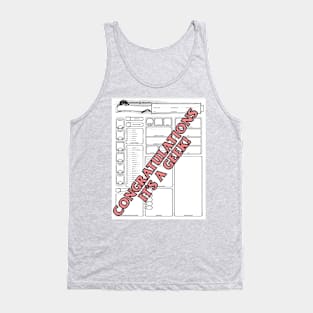 Geek reveal (pink) Tank Top